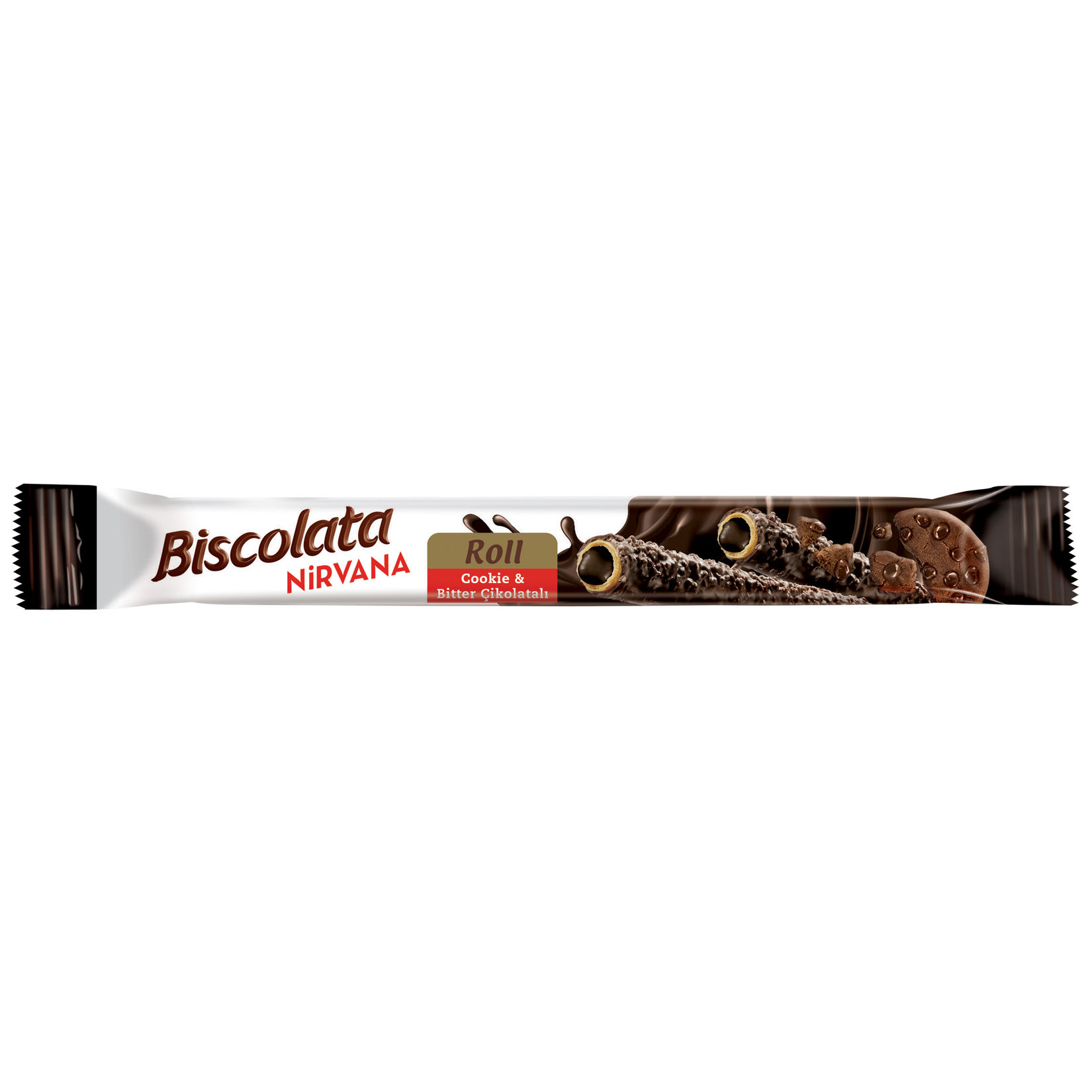 BISCOLATA NIRVANA BITTER CHOCOLATE ROLL WAFER 27,5 G