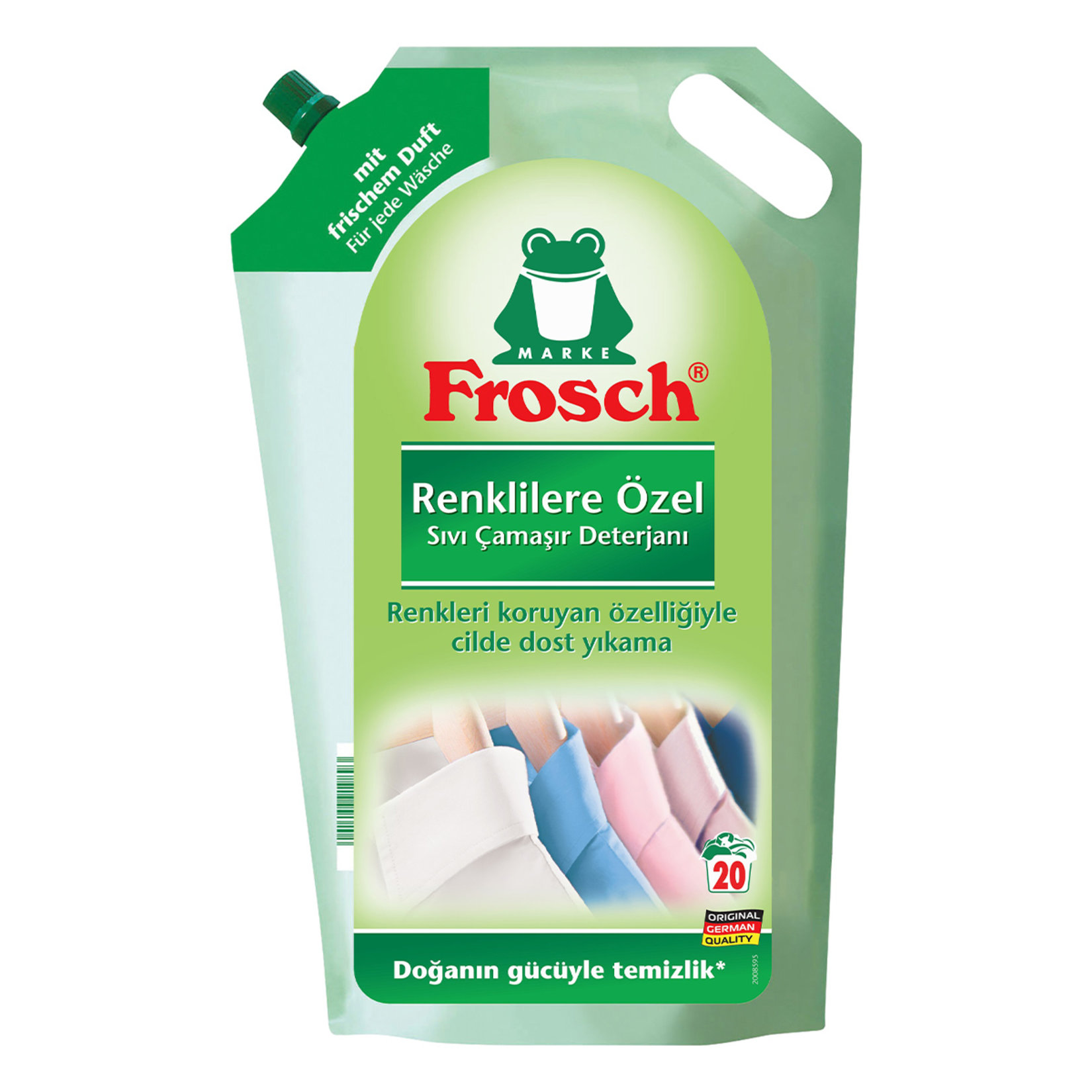 FROSCH LIQUID LAUNDRY DETERGENT COLOR 1.8 L