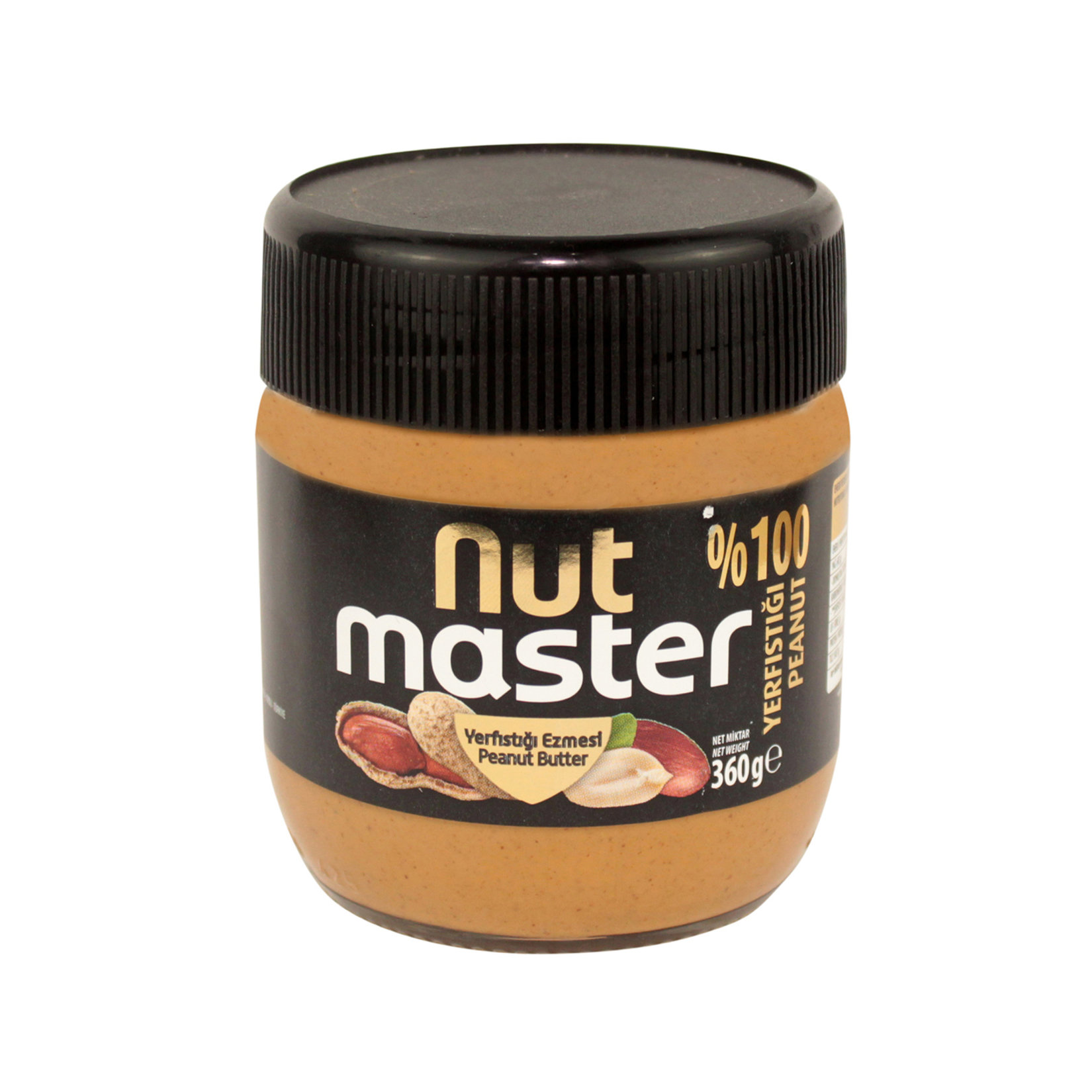 NUTMASTER 100% PEANUT BUTTER 360 G