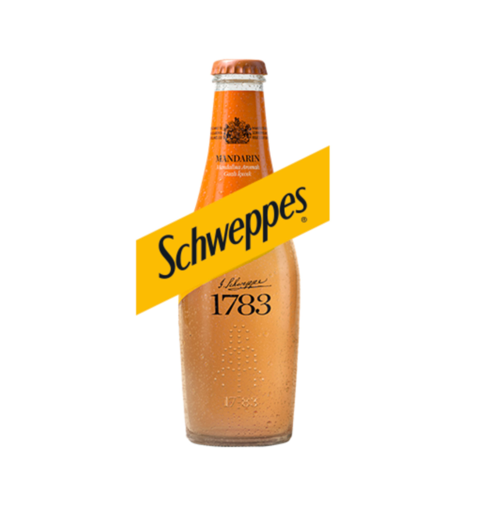 SCHWEPPES TARGERINE FLAVORED CARBONATED 250 ML.